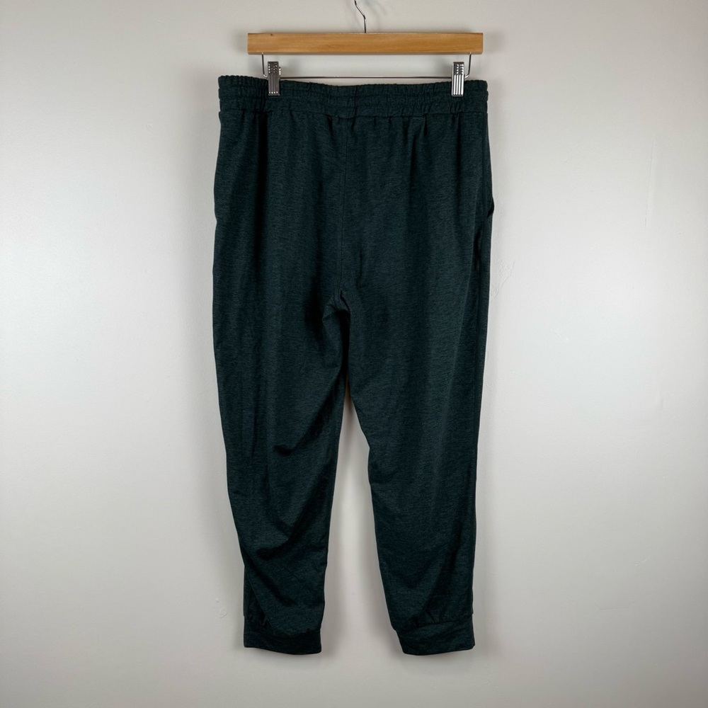 Quince Flowknit Mid-Rise Joggers Women's Size Large Heather Green - Picture 3 of 6